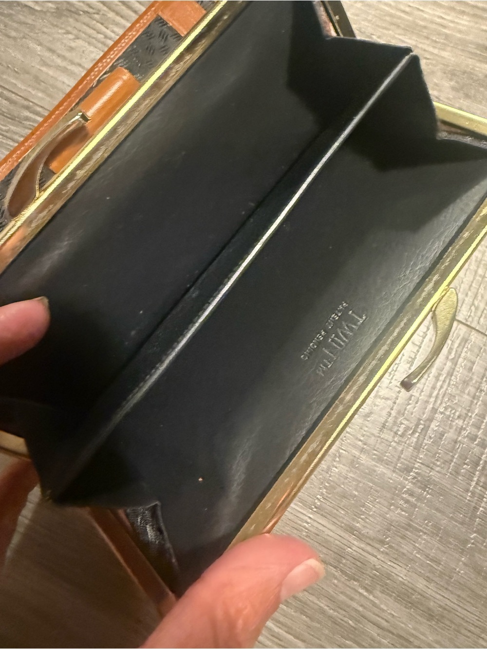 Leather Black & Brown Wallet